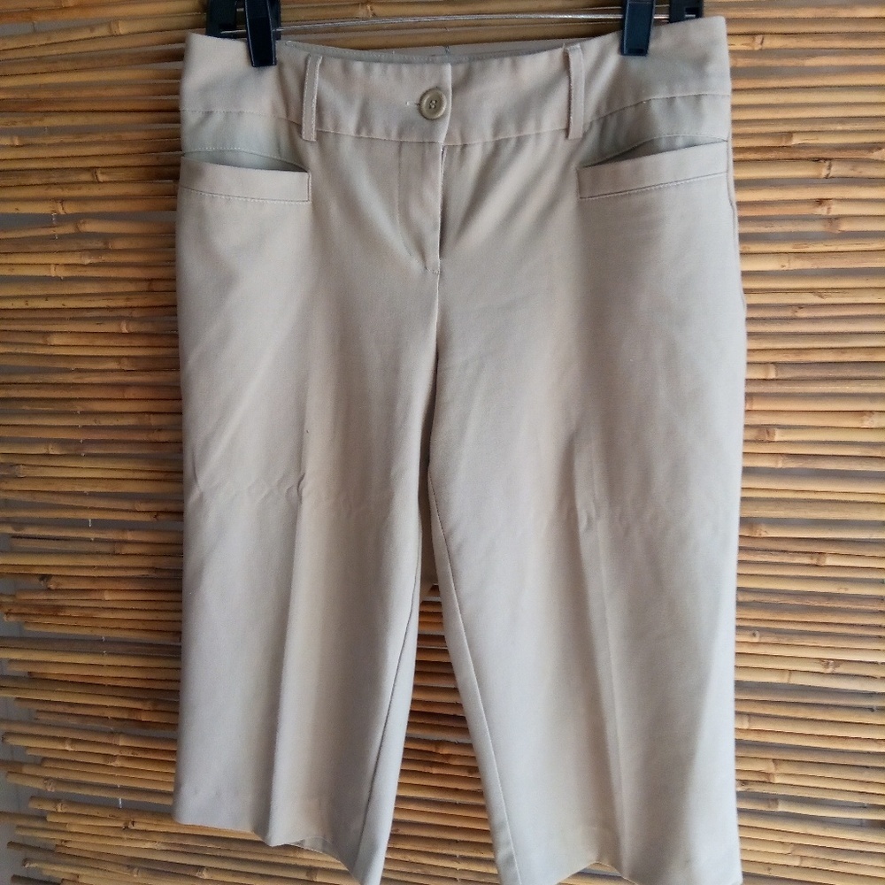 Courtenay 6P Bermuda Khaki Walking Shorts Petite